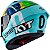 Capacete Moto Kyt Nz Race Leopard Replic Brasil - Azul - Imagem 5