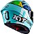 Capacete Moto Kyt Nz Race Leopard Replic Brasil - Azul - Imagem 4