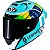 Capacete Moto Kyt Nz Race Leopard Replic Brasil - Azul - Imagem 6
