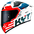 Capacete KYT TT-Course Fuselage Vermelho - Imagem 1