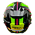 Capacete Helt Tracker Glass Stx Verde/preto - Imagem 7