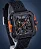 Relógio Automático Ciga Design X Series Gorilla Skeleton preto e laranja X011-BLOG-W25BK - Imagem 10