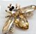 Broche de Abelha Brilho - Imagem 2