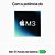 MacBook Pro 14 Apple M3 8 Core 10 GPU 16GB RAM 1TB SSD Space Gray Preto MXE03BZ/A A2918 Novo - Imagem 6