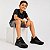 TENIS KLIN CALCE FACIL MENINO SPORT PRETO GRAFITE CONFORTAVEL - Imagem 3