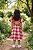 VESTIDO XADREZ INFANTIL MALWEE KIDS LINDO CONFORTÁVEL LUXO - Imagem 3