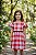 VESTIDO XADREZ INFANTIL MALWEE KIDS LINDO CONFORTÁVEL LUXO - Imagem 1