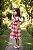VESTIDO XADREZ INFANTIL MALWEE KIDS LINDO CONFORTÁVEL LUXO - Imagem 2