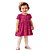 VESTIDO XADREZ INFANTIL MALWEE CONFORTÁVEL LINDO BEBÊ ROSA - Imagem 6