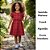 VESTIDO XADREZ INFANTIL MALWEE CONFORTÁVEL VERMELHO FESTA - Imagem 2