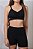 CONJUNTO C/ SHORTS PRETO E TOP STRAPS COSTAS - Imagem 2