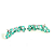Brinco Ear cuff Zirconia Verde - Imagem 3