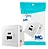 MÓDULO CARREGADOR USB  A + C - BRANCO BRILHO - SLEEK - Imagem 2