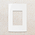 PLACA 4X2 - 3 POSTOS - BRANCO BRILHO - SLEEK - Imagem 1