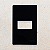 PLACA 4X2 - 1 POSTO - EBONY - INFINITI - Imagem 1