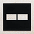 PLACA 4X4 - 2 POSTOS - EBONY - INFINITI - Imagem 1