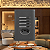 PLACA + SUPORTE - 4X2 - 4 INTERRUPTORES + 1 TOMADA - PRETO GRAFITE - NOVARA - Imagem 2