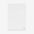 PLACA + SUPORTE 4X2 - 1 FURO - BRANCO - NOVARA GLASS - Imagem 1