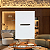PLACA + SUPORTE 4X2 - 1 INTERRUPTOR HORIZONTAL - BRANCO GLASS - Imagem 2
