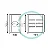 PLACA + SUPORTE 4X2 - 1 INTERRUPTOR HORIZONTAL - BRANCO GLASS - Imagem 3