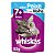 Ração Úmida Whiskas Sachê Peixe ao Molho Gatos Adultos Sênior 7+ Anos 85 g - Imagem 1