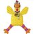 Brinquedo Pelúcia Barnyard Bullie - Amarelo Fatcat - Imagem 1