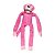 Pelúcia Macaco Limited Jambo Rosa Único - Imagem 1