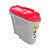 Dispenser P. Alimentos Home 35 Litros Vermelho - Imagem 1