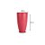 VASO VIETNAMITA FOSCO 50 POLIETILENO VERMELHO ornamental - Imagem 2