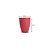 VASO VIETNAMITA FOSCO 31 POLIETILENO elegante VERMELHO luxo - Imagem 2