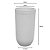 VASO CILINDRICO ATENAS 33 POLIETILENO OFF WHITE composição - Imagem 2