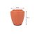 VASO para Zamioculca THAI 60 POLIETILENO FLOR TERRACOTA - Imagem 2