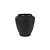VASO THAI 60 POLIETILENO MUDA PRETO ABSOLUTO para varanda - Imagem 1