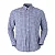 Camisa Tommy Hilfiger Masculina Xadrez Ginghan Azul - Imagem 1