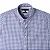 Camisa Tommy Hilfiger Masculina Xadrez Ginghan Azul - Imagem 2