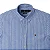 Camisa Ralph Lauren Masculina Oxford Poplin Listrada Cor Azul - Imagem 2