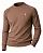 Sueter Ralph Lauren Masculino Fleece Sweatshirt Cor Marrom - Imagem 1