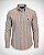 Camisa Ralph Lauren micro Xadrez Branco/Azul/Marrom - Imagem 1