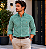 Camisa Ralph Lauren micro Xadrez Verde e branca - Imagem 3