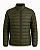 Jaqueta Slim Puffer Verde Militar - Imagem 1