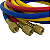 CONJUNTO MANGUEIRAS 2,5 METROS PARA MANIFOLD R134 R22 R404 - Imagem 4