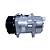 COMPRESSOR 7H15 8 ORELHAS 8PK 12V 119MM SAIDA TRASEIRA MAHLE - Imagem 1