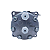COMPRESSOR 7H15 8 ORELHAS 8PK 12V 119MM SAIDA TRASEIRA MAHLE - Imagem 3