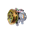 COMPRESSOR DE AR UNIVERSAL MODELO 7B10 POLIA 1A 115mm R134A - Imagem 3