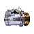 COMPRESSOR DE AR UNIVERSAL MODELO 7B10 POLIA 1A 115mm R134A - Imagem 2