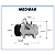 COMPRESSOR DENSO FORD CARGO CAMINHÃO VOLKSWAGEN 10P15 8PK 24V 8 ORELHAS - Imagem 5