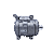 COMPRESSOR DENSO ORIGINAL HILUX SW4 2.7 2.8 4.0 SEM POLIA - Imagem 2