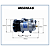 COMPRESSOR SANDEN EDGE SD 7H15 4301 CATERPILLAR PV8 153/133MM 24V - Imagem 6
