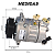 COMPRESSOR SANDEN JETTA GOLF TIGUAN PASSAT TSI A3 A4 HORÁRIO - Imagem 6