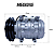 COMPRESSOR MODELO DENSO 10P15 12V PASSANTES POLIA 1A 140MM - Imagem 6